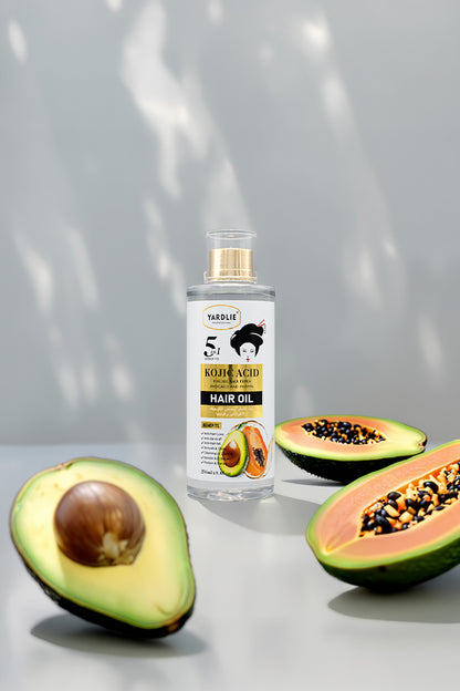 Yardlie Professional Kojic Acid Hair Oil Avocado and Papaya 250ml