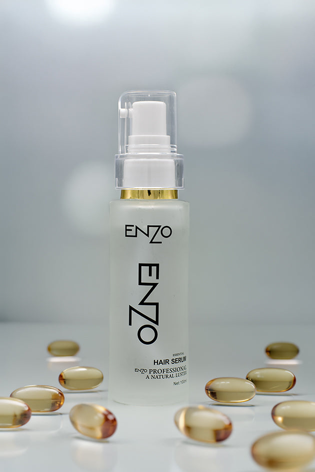 ENZO Keratin Hair Serum 100ml for Smooth Shiny Damaged Hair