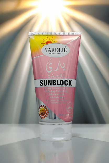 SPF 60 Sunblock Pakistan Yardlie Yaari Face Body Cream 120ml