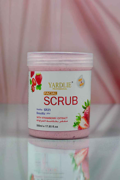 Strawberry Facial Scrub Yardlie 500ml Deep Exfoliating Scrub