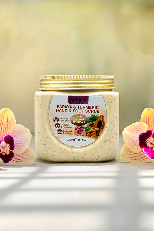 Yardlie Professional Papaya and Turmeric Hand and Foot Scrub 325ml