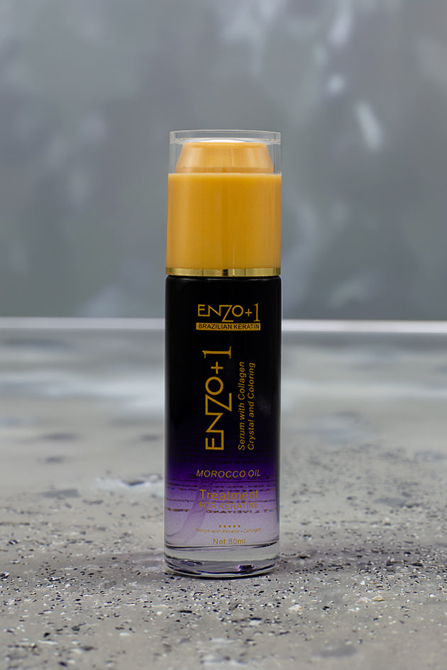 ENZO+1 Morocco Oil Keratin Hair Serum 80ml for Dry Damaged Hair