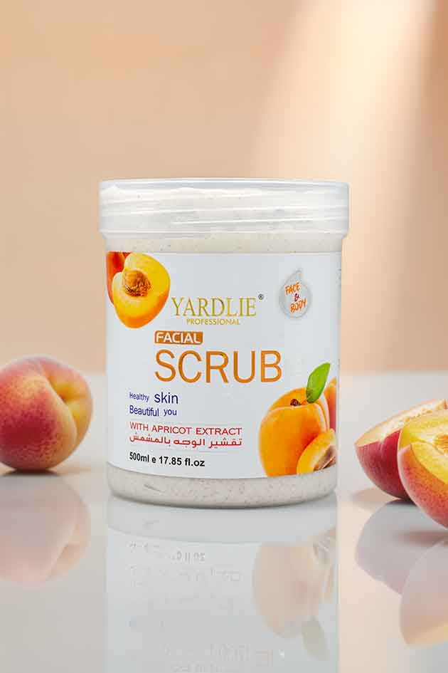Yardlie Facial Apricot Scrub Face and Body Exfoliator 500ml