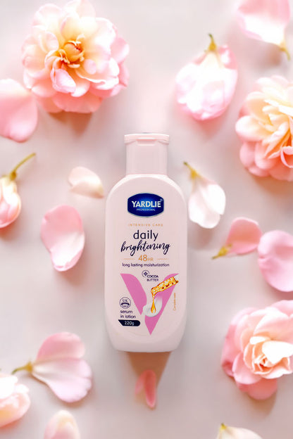 Yardlie Professional Daily Brightening Body Lotion Cocoa Butter Serum in Lotion 220g Pakistan