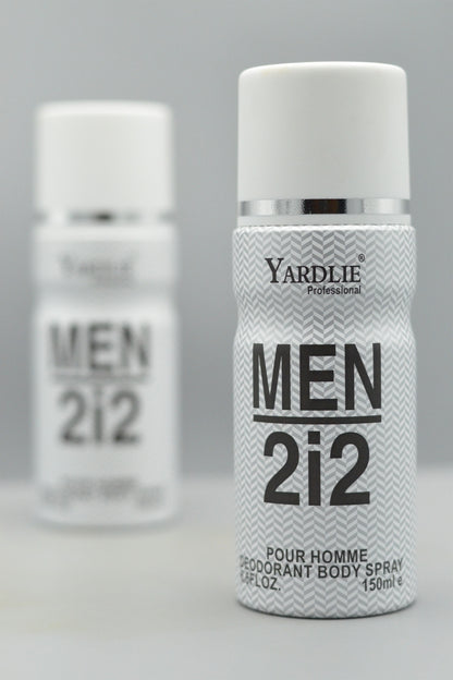 Yardlie Professional MEN 2i2 Body Spray 150ml.