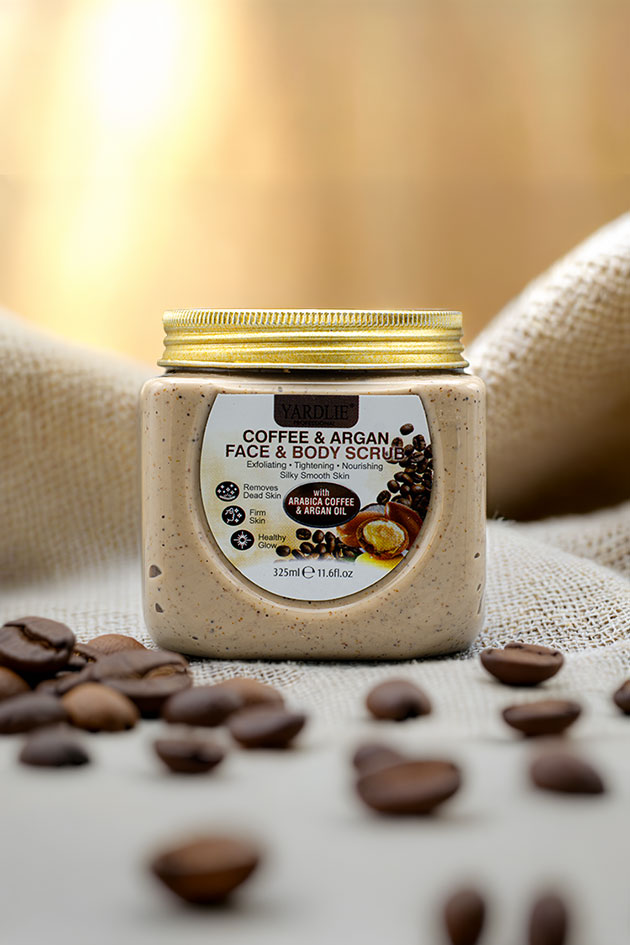 Yardlie Professional Coffee and Argan Face and Body Scrub 325ml