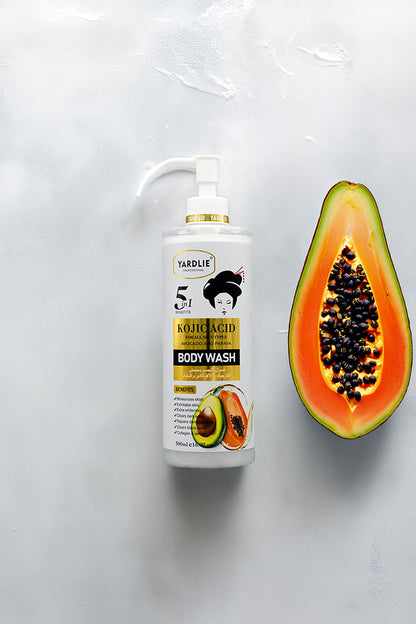 Yardlie Kojic Acid Body Lotion Avocado and Papaya 500ml Online in Pakistan