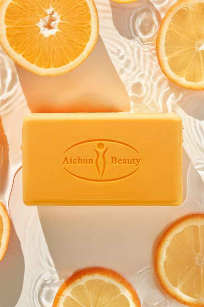 Aichun Beauty Vitamin C Soap for Face & Body – Brightening & Whitening Skincare Bar |300g