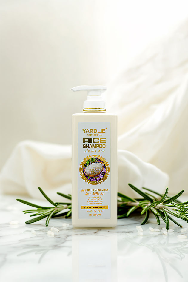 Yardlie Professional Rice and Rosemary Shampoo with Keratin 500ml