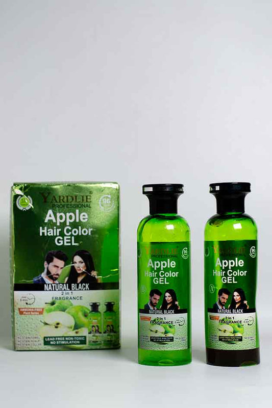 Yardlie Professional Apple Hair Color Gel Natural Black clearance product with rough box and 50 percent leaked