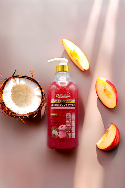 Yardlie Peach and Coconut Scrub Body Wash 1000ml Online in Pakistan