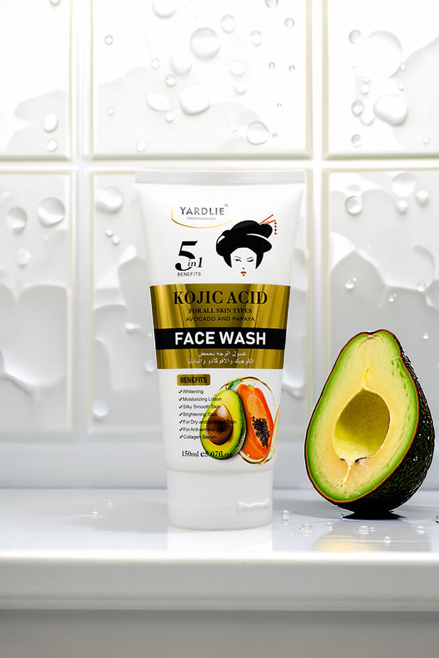 Yardlie Kojic Acid Face Wash Avocado and Papaya 150ml Online in Pakistan