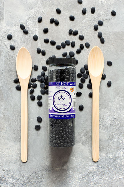Konsung Beauty Pellet Hot Wax Beans for Hair Removal Black 400g