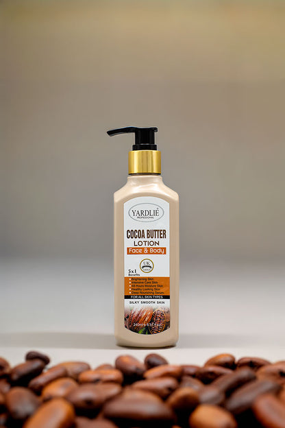 Yardlie Professional Cocoa Butter Lotion Face and Body 240ml