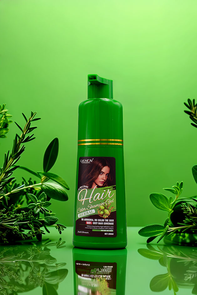 Lichen Dark Brown Hair Color Shampoo Gel 200ml Online Pakistan
