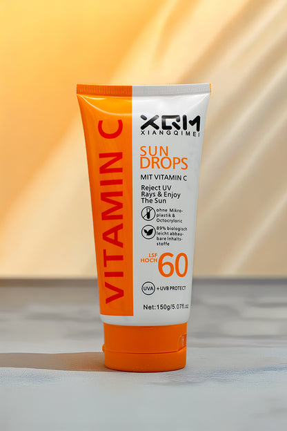 XQM Sun Drops SPF 60 Vitamin C Sunblock Cream 150g