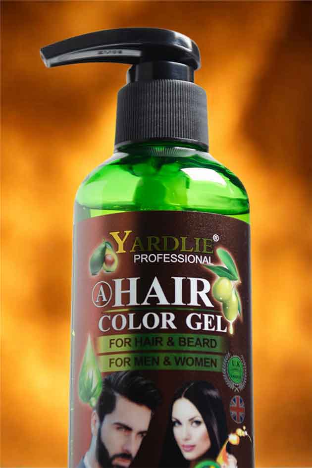 Yardlie Professional Hair Gel Mixing Paste Dark Brown 460ml front view