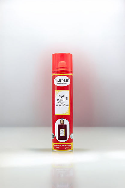 Yardlie Professional Oud Al Shuyukh Dry Perfume Air Freshener 300ml Pakistan