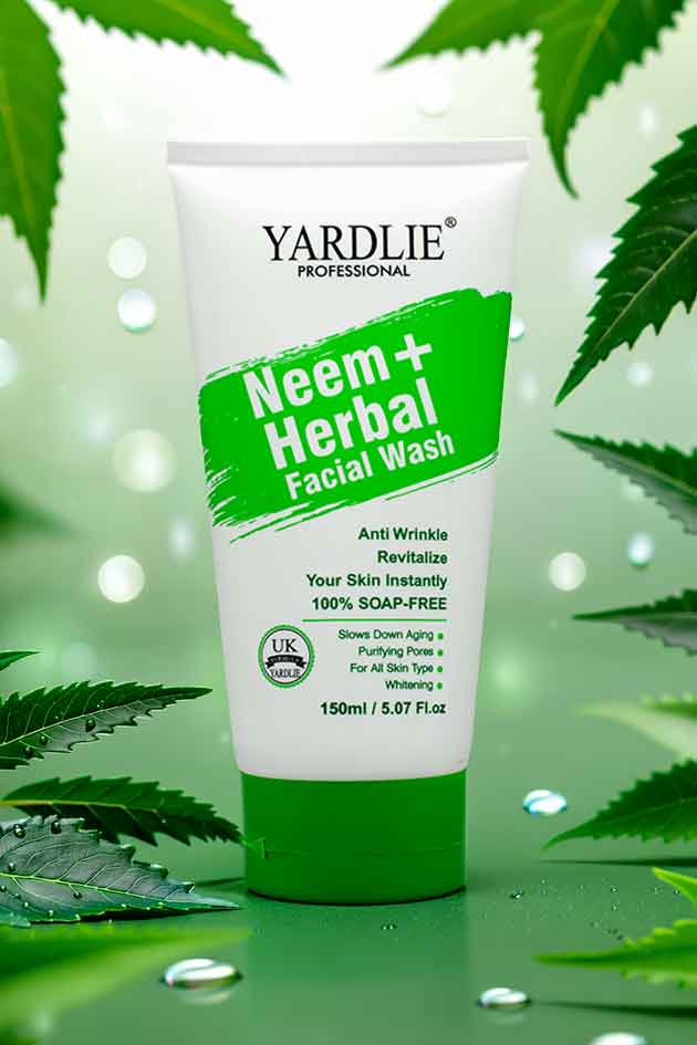 Yardlie Neem + Herbal Facial Wash Purifying Face Cleanser 150ml