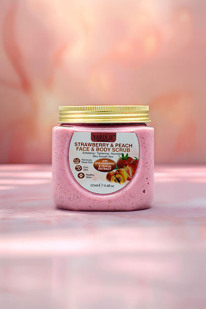 Yardlie Professional Strawberry and Peach Face and Body Scrub 325ml