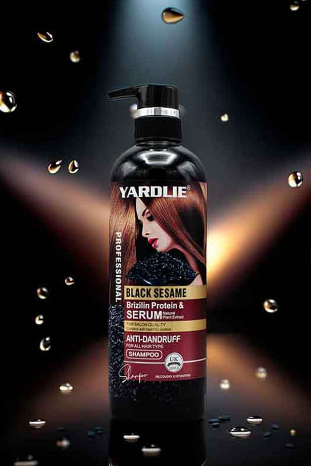 Yardlie Black Sesame Anti Dandruff Shampoo 800g With Protein Serum