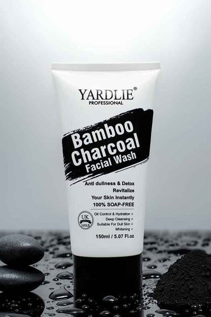 Yardlie Bamboo Charcoal Facial Wash 150ml Deep Cleansing