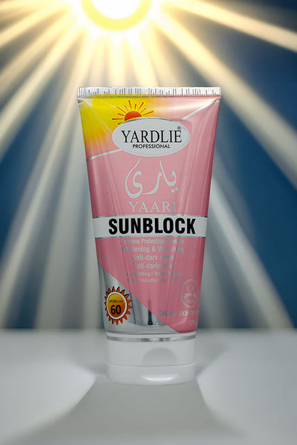 SPF 60 Sunblock Pakistan Yardlie Yaari Face Body Cream 120ml