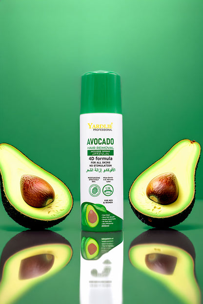 Yardlie Avocado Hair Removal Mousse Spray for Men and Women 200ml