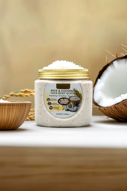Yardlie Professional Rice and Coconut Face and Body Scrub 325ml