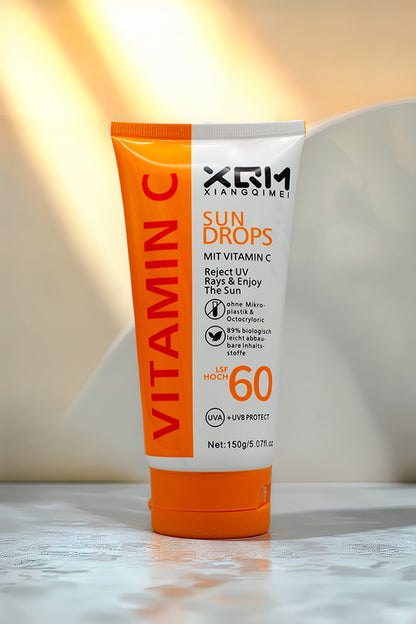 XQM Sun Drops SPF 60 Vitamin C Sunblock Cream 150g