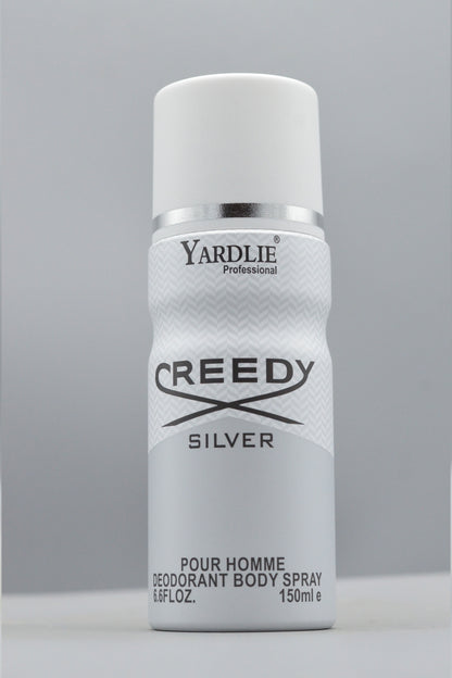 Yardlie Professional CREEDY SLIVER Body Spray 150ml.