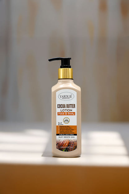 Yardlie Professional Cocoa Butter Lotion Face and Body 240ml