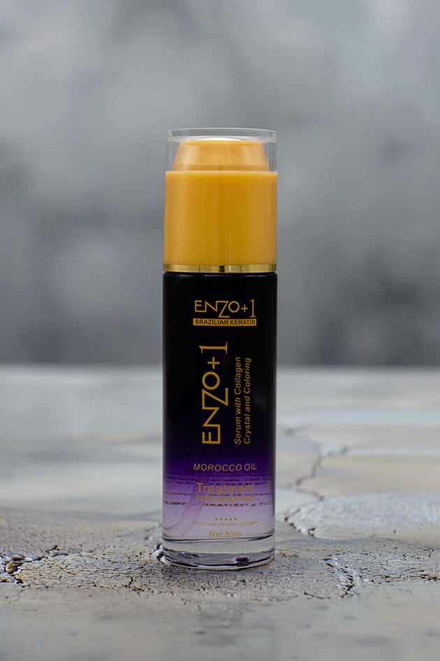 ENZO+1 Morocco Oil Keratin Hair Serum 80ml for Dry Damaged Hair