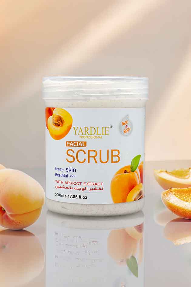 Yardlie Facial Apricot Scrub Face and Body Exfoliator 500ml