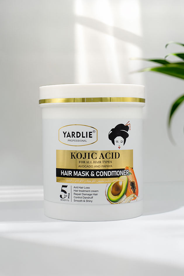 Yardlie Kojic Acid Hair Mask and Conditioner Avocado Papaya 1000ml Pakistan