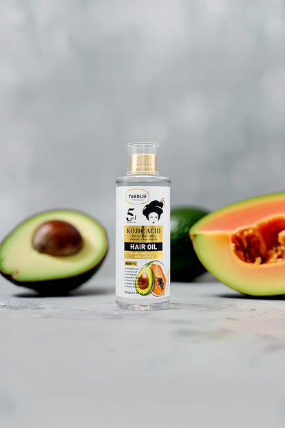 Yardlie Professional Kojic Acid Hair Oil Avocado and Papaya 250ml