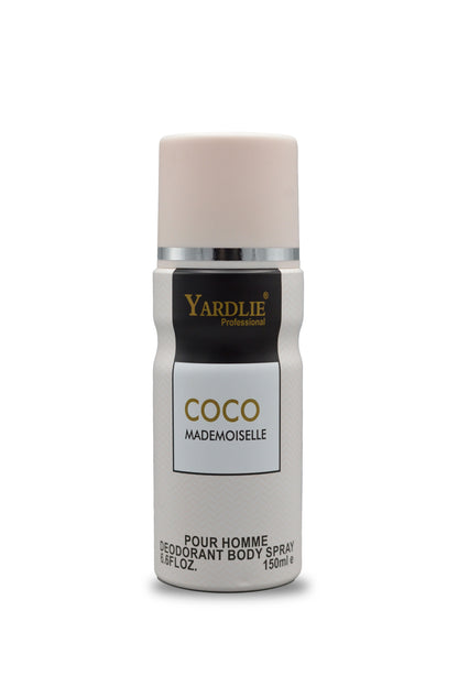 Yardlie Professional COCO MADEMOISELLE  Body Spray 150ml.