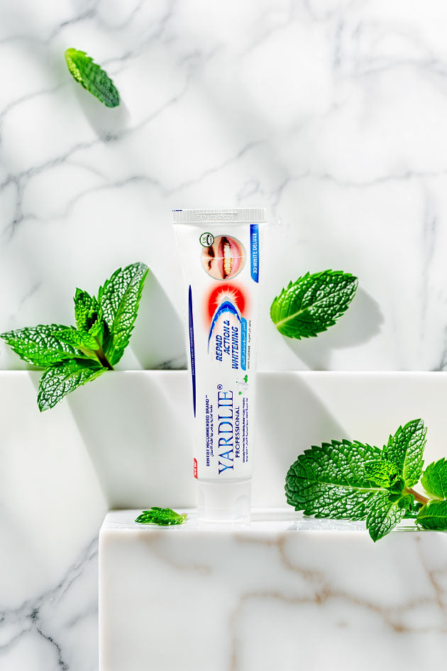Yardlie Professional Rapid Action & Whitening Toothpaste 3D White Deluxe Double Mint 100ml