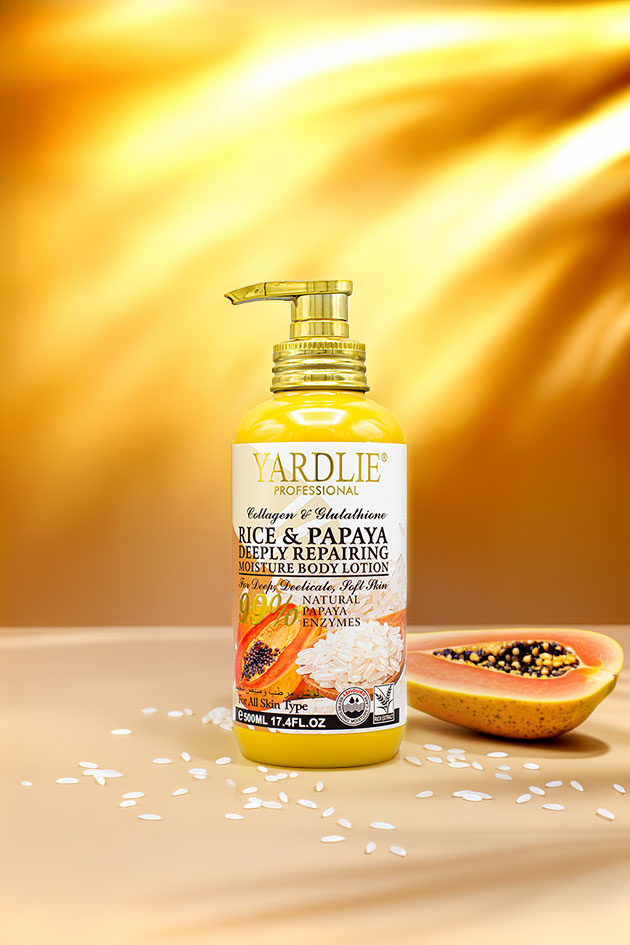Yardlie Professional Rice and Papaya Body Lotion with Collagen 500ml