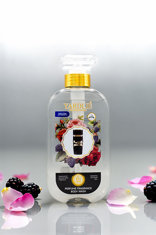 Yardlie Professional Perfume Fragrance Body Wash Rose Raspberry