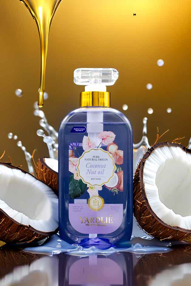 Body Wash | Coconut & Nut Oil | Bio Organic | Hydrating Driest Skin | Yardlie | 500ml