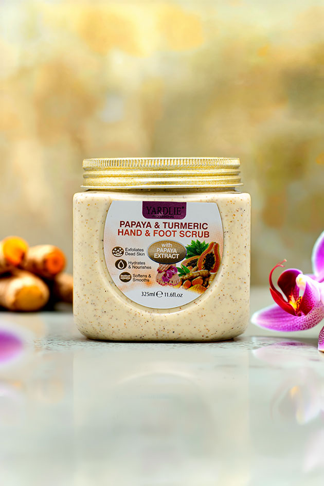 Yardlie Professional Papaya and Turmeric Hand and Foot Scrub 325ml