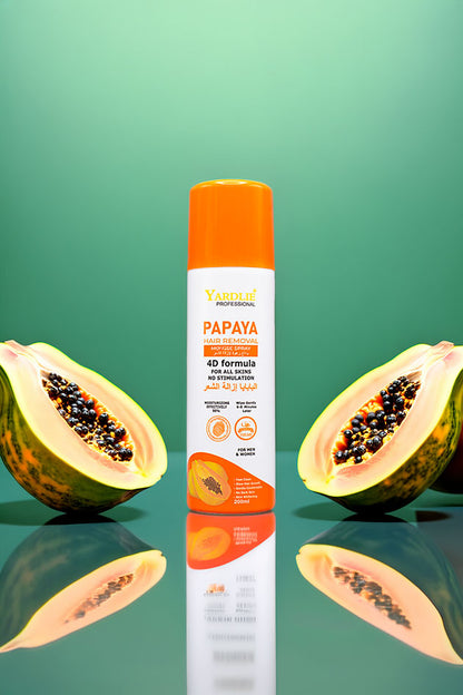 Yardlie Papaya Hair Removal Mousse Spray for Men and Women 200ml