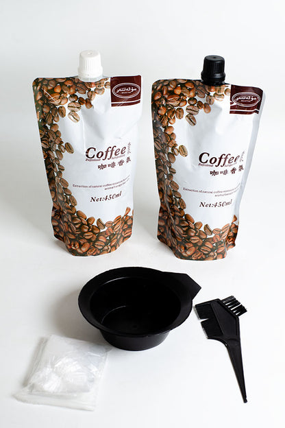 Muattar Coffee Professional Dark Brown Hair Color Cream 450ml x 2