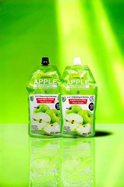 Yardlie Apple Hair Color Cream Natural Black 500ml Online in Pakistan (500ml X 2)