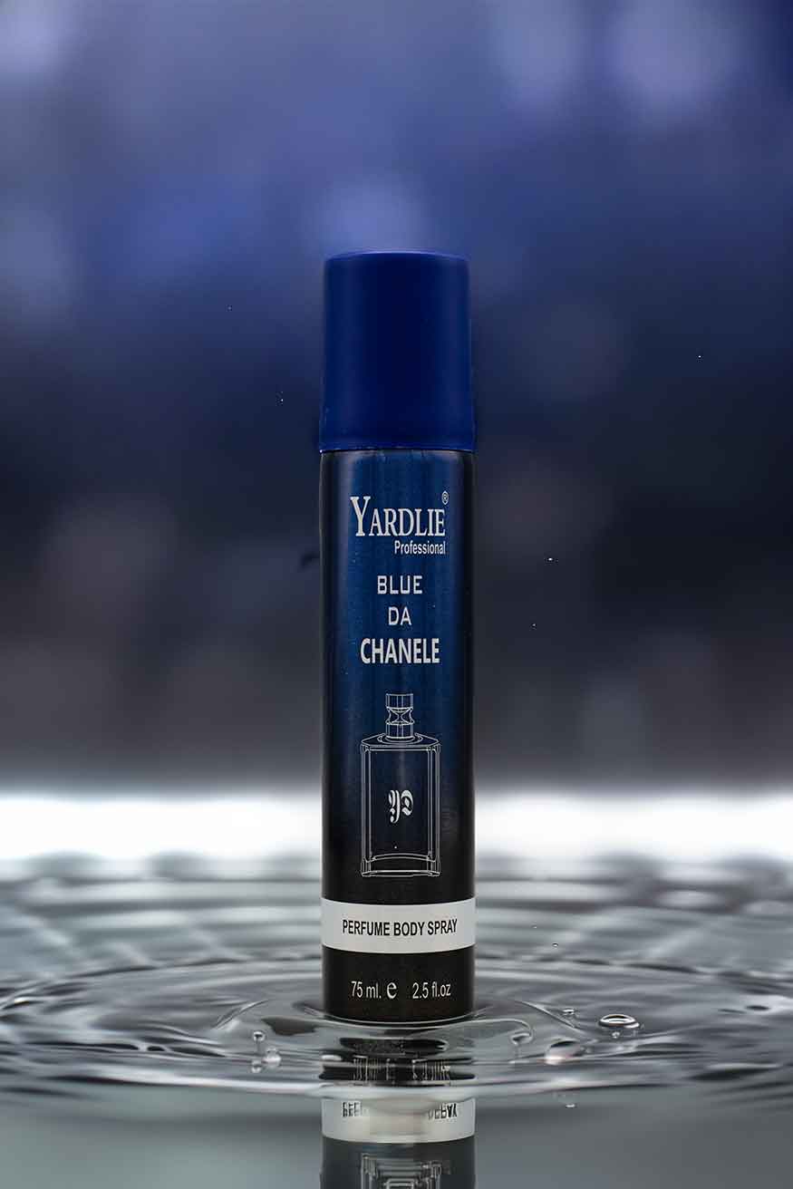 Perfume Body Spray Yardlie Blue Da Chanele 75ml for Men