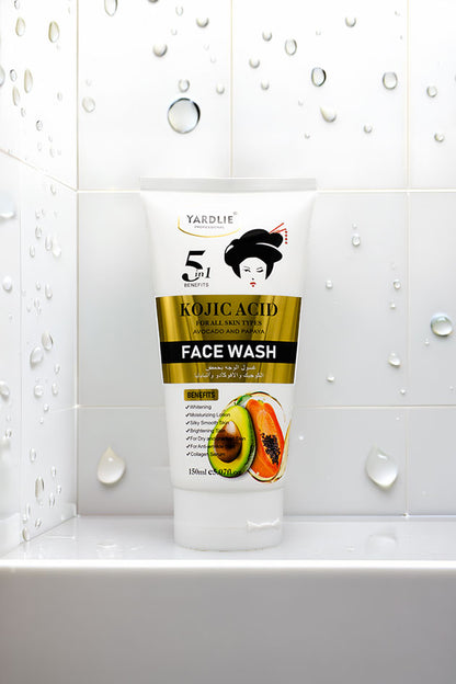 Yardlie Kojic Acid Face Wash Avocado and Papaya 150ml Online in Pakistan