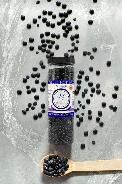 Konsung Beauty Pellet Hot Wax Beans for Hair Removal Black 400g