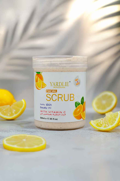 Vitamin C Facial Scrub Yardlie 500ml Deep Exfoliating Scrub