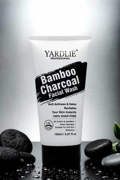 Yardlie Bamboo Charcoal Facial Wash 150ml Deep Cleansing